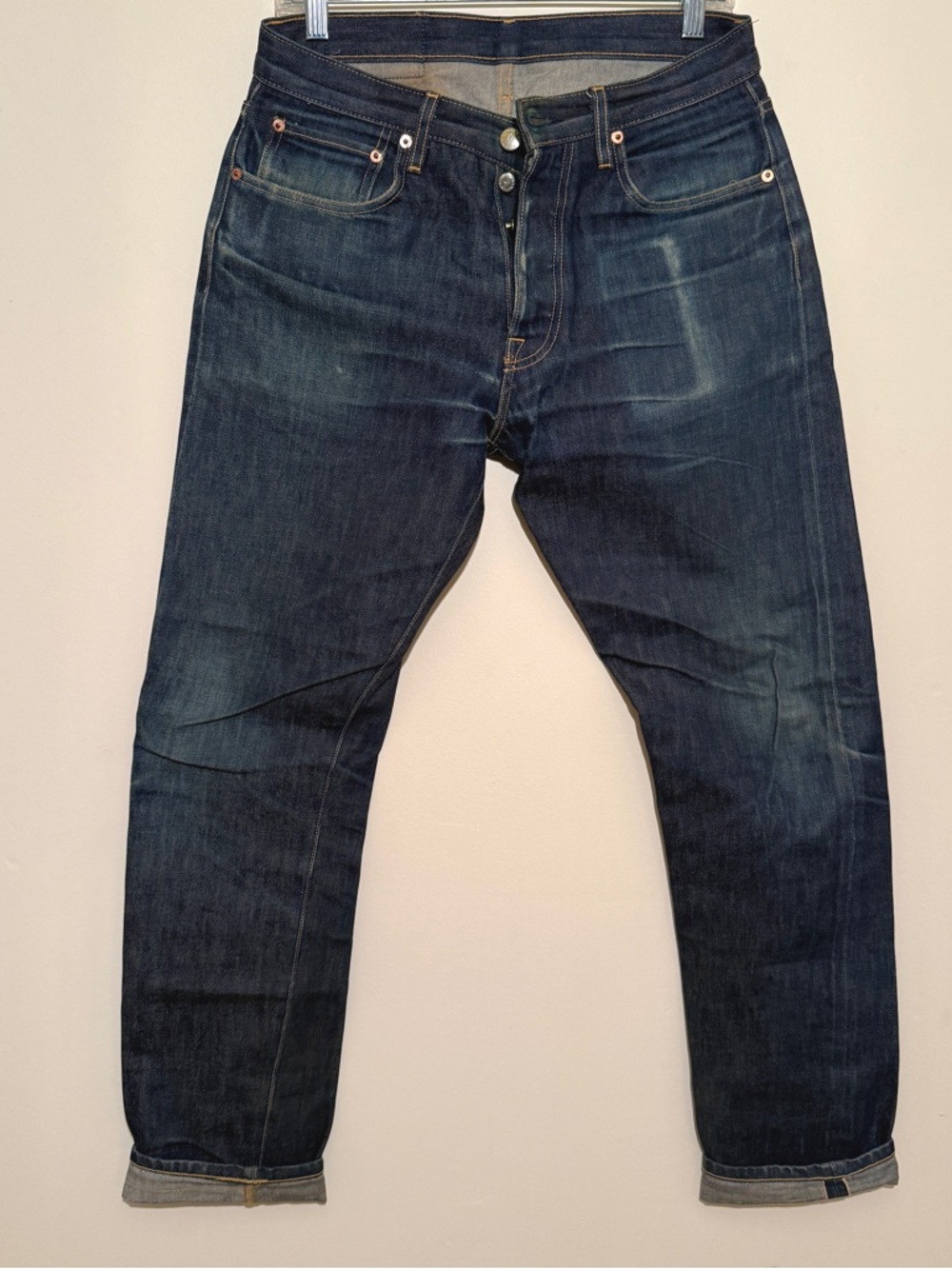 Luther's Denim Raw Selvedge Indigo Jeans